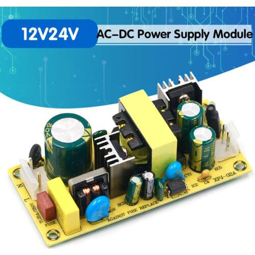 AC-DC 12V3A 24V1.5A 36W Switching Power Supply Module Bare Circuit 220V to 12V 24V Board for Replace/Repair
