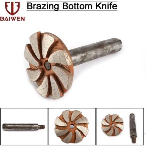 60mm Diamond Segment Grinding Wheel Flat Cutting Disc With Screw Link Shank for Concrete Marble Granite Diamond Grinding Wheel