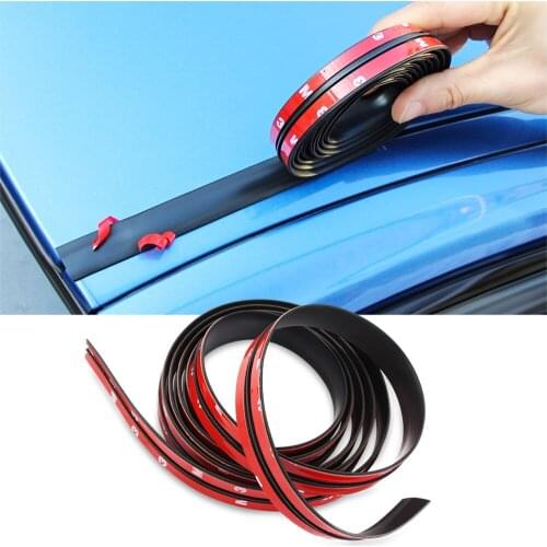 Car Rubber Seal Strips Protector Sticker Accessories for Ford Focus MK2 MK3 ST RS Ecosport Ranger C-Max S-Max Fuga Escape Fiesta