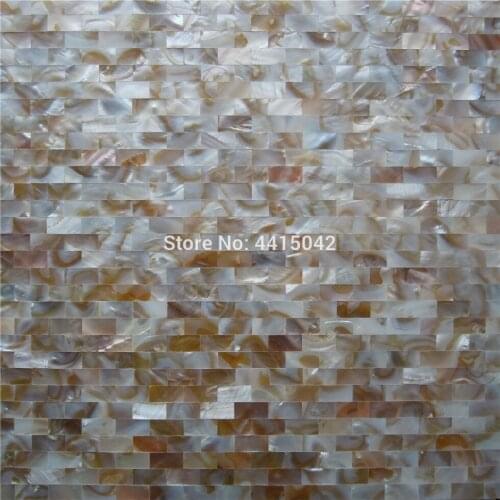 Seamless dapple freshwater mother of pearl mosaic tile for home decoration backsplash and bathroom 1 square meter/lot AL055