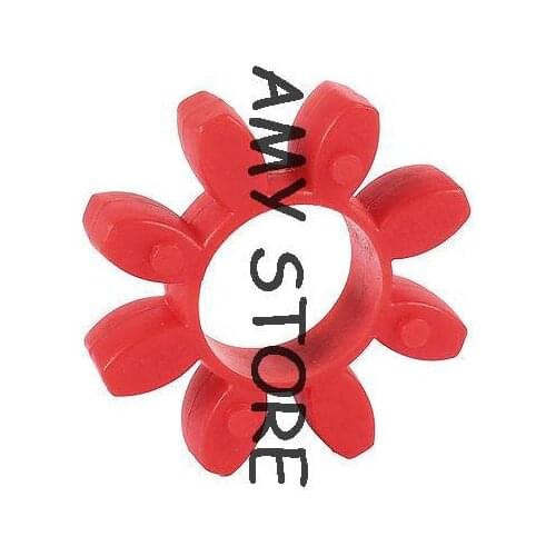 65mm x 30mm PU Coupling Shaft Center Spider Coupler Damper Red