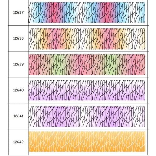 DUWES 50yards Japan Cartoon Printed Grosgrain Ribbon Accessory Hairbow Headwear Decoration DIY Wholesale OEM D1387