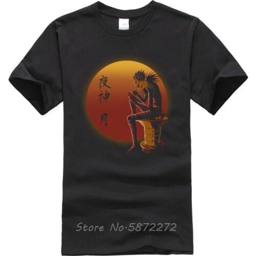 Death Note Ryuk On Sunset T Shirt Shinigami O Neck Tops Shirts Summer Cotton Mens Classic T-shirt Hip Hop Tshirt Tees