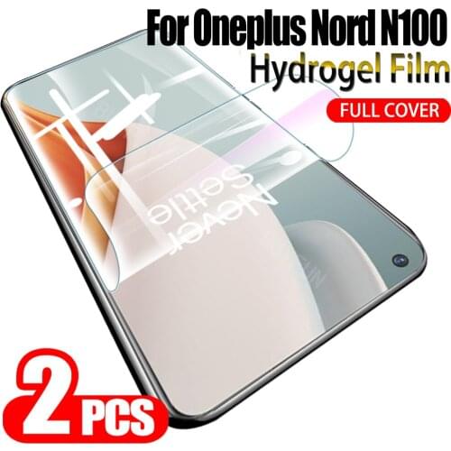 2PCS For Oneplus Nord N100 Hydrogel Film Screen Protector Display Protective Film For oneplus nord n10 8 pro 8t screen film