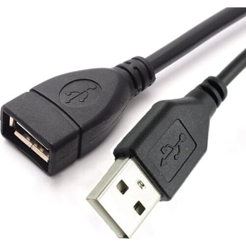 USB 2.0 Male to Female USB Cable 1.5m 0.6m Extender Cord Wire Super Speed Data Sync Extension Cable For PC Laptop Keyboard