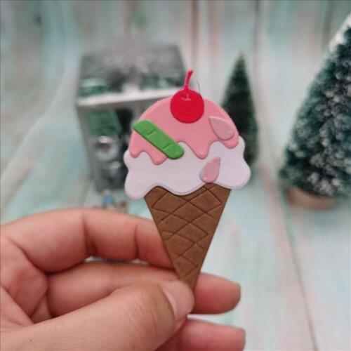 NEW ice cream Metal Cutting Dies Large size Scrapbooking For wedding Card Making DIY Embossing Cuts New Craft Pattern
