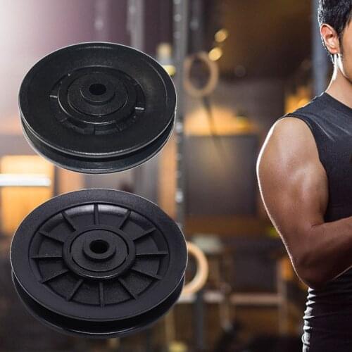 Durable Wearproof Nylon Bearing Pulley Wheel Cable Gym Fitness Equipment Accessories 90/105mm
