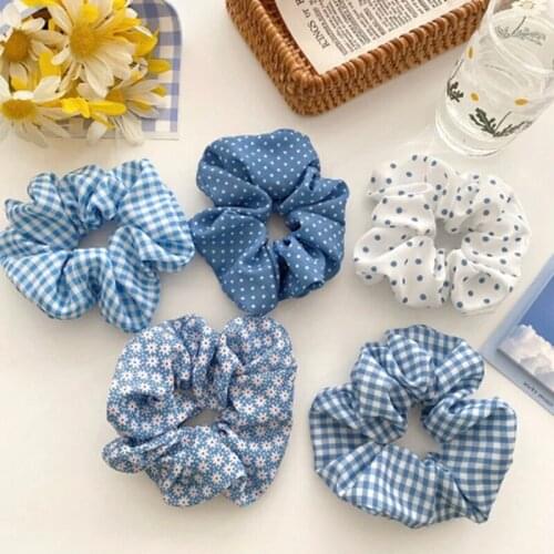 Sweet Girl Head Rope Chiffon Hair Band Girl Ponytail Fixer Rubber Band Elastic Hair Band Hair Accessories