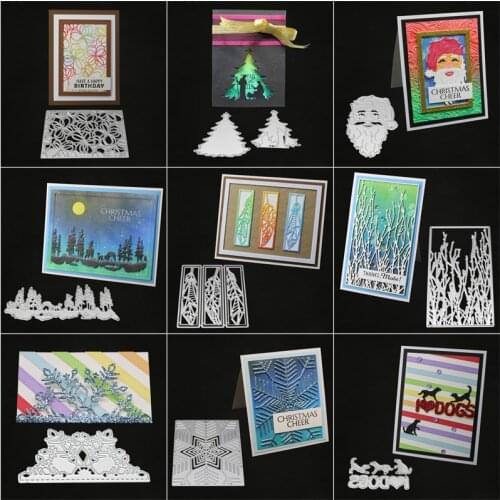 Christmas Tree Metal Cutting Dies Stencil Scrapbooking DIY Album Stamp Paper Card Embossing Decor Craft New for 2020