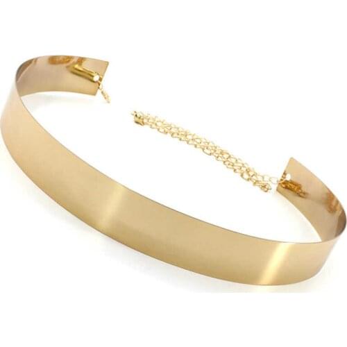 Silver Color Waist Gold ColorMirror Girdle Metal With Crystal Surround Fashion For Women Wedding Jewelry Gift