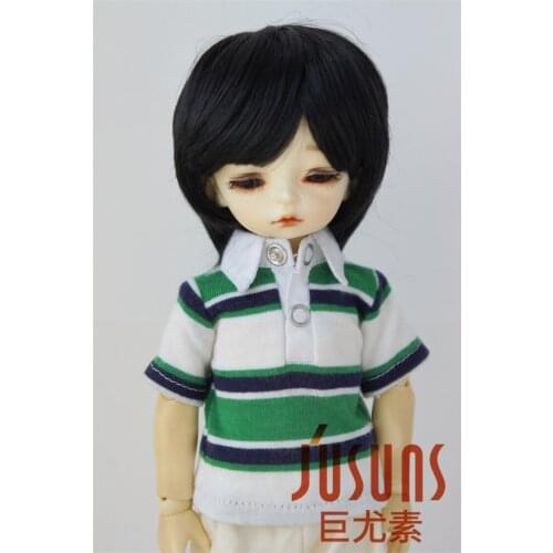 JD081 1/6 1/4 1/3 Synthetic Mohair Doll Wigs 6-7inch 7-8inch 8-9inch Short Cut Wig Tiny Doll Hair Resin Doll Accessories