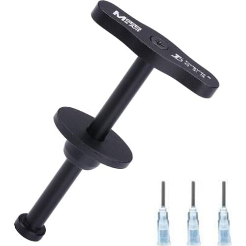 Aluminum Alloy Solder Flux Needle Booster Syringe Pusher Welding Oil Soldering Flux Paste UV Solder Mask Ink Propulsion Tools