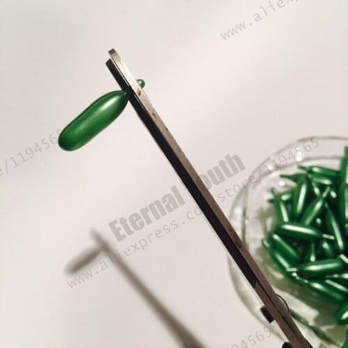 Acne Treatment Green Facial Capsule Serum Vitamin E Shrink Pores Moisturizing External Use Free shipping Pack 1000 Pieces