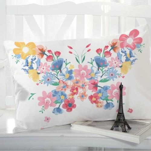 1pc Pillowcase Decorative Sofa Cushion Case Bed Pillow Cover Home Decor Car Cushion Cover Cute Pillow Case 50x75 50x80 flower