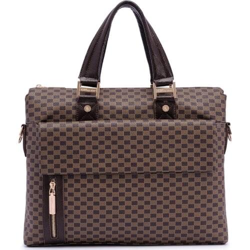 2020 business bag handbag briefcase horizontal single Shoulder Bag Messenger Bag attice business