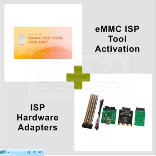 2021 NEW ORIGINAL UMT eMMC ISP Tool Adapters+ UMT eMMC ISP Activation supports users to send online (efficient, no transportat