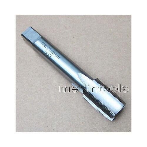 22mm x 1.25 Metric HSS Right hand Tap M22 x 1.25mm Pitch