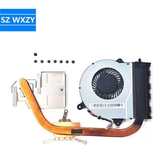 Reboto Genuine 95% NEW For Lenovo Ideapad 300-15ISK CPU GPU Heatsink w/ Fan and Screws AT0YJ0010S0 100% Tested Fast Ship