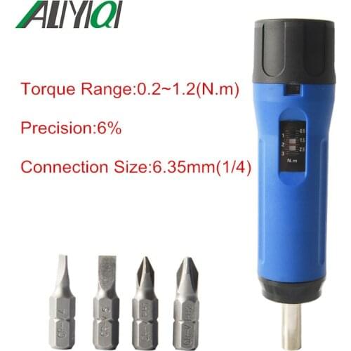 Aliyiqi ZSQ 0.2-1.2N.M Economical Preset Torque Screwdriver Torque Wrench Idling and Slipping Torque