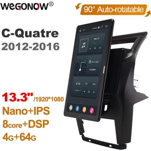 Android 10.0 Ownice Car Radio 1din for C-Quatre 2012-2016 Car Auto Audio Video System Unit HDMI 13.3 Inch 1920*1080