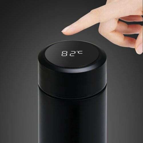 Water Tea Temperature Cup Fashion Travel Display Mug LCD Stainless 304Stainless Vacuum Touch Bottle Flasks Smart Waterproof