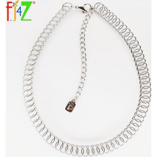 Серебряные чокеры F.J4Z China At AliExpress