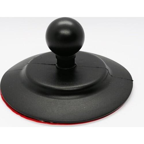 Flex Adhesive Base Car Dashboard Suction Cup with Adhesive Tape with 1 inch Rubber Ball