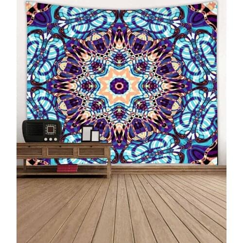 Dreamlike Mandala Tapestry Wall Hanging Sandy Beach Throw Rug Blanket Camping Tent Travel Mattress Bohemian Sleeping Pad