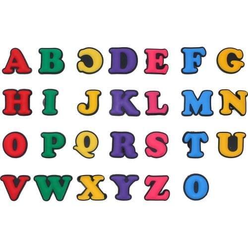 【Hot Sales Promotion】Letters PVC shoe charms, Shoe Accessories, Shoe Buckle and Wristband