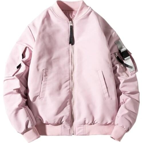 2020 New Arrival Male Female Air Flight Suit Baseball Uniform Coat Jackets Pockets Rib Sleeve Brand Clothing Bomber Jacket Men