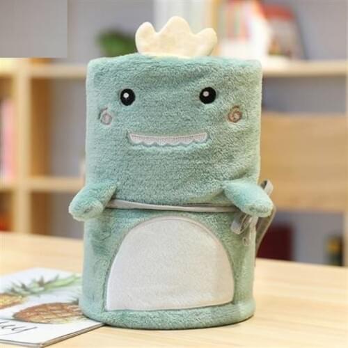 Summer Coral Fleece Throw Small Cute Portable Soft Short Plush Throw Air Conditioned Room Nap Small Blanket for Girls