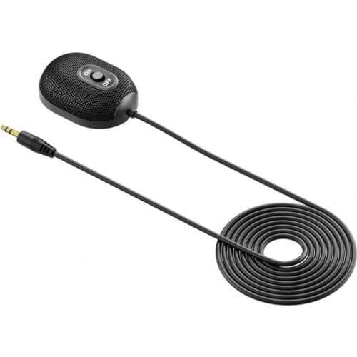 U1 Omnidirectional Microphone Stable Portable Good Pickup Effect 3.5mm Condenser Conference Microphone for Office Win7/8/10、IOS