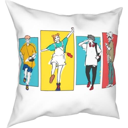 Jujutsu Kaisen Gojo Satoru Pillow Cover Home Decorative Anime Game Cushions Throw Pillow for Living Room Double-sided Printing