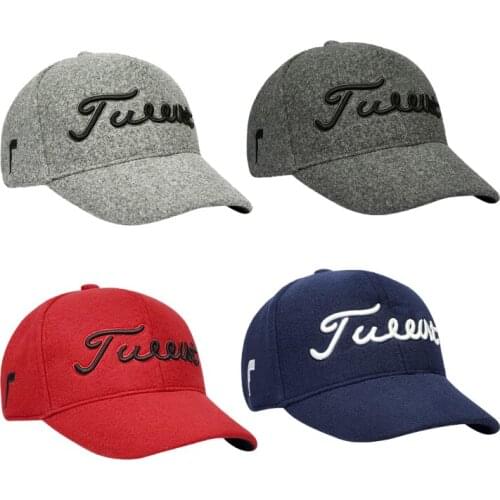 New winter wool woolen golf cap for men and women couple models warm autumn and winter hat wool woolen hat