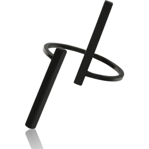 New Fashion Creative Opening Adjustable Ring Simple Personality Rings for Women