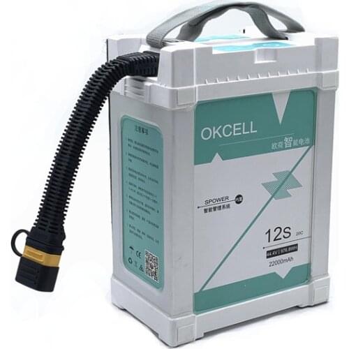 OKcell 14S 51.8v 28000mah 20000mah smart battery for agricultural drone lithium smart battery