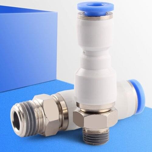 Pneumatic Tracheal Quick Plug Quick Connector NRC Straight Through High Speed Rotary Joint PC/PL8-02 Pneumatic Connector