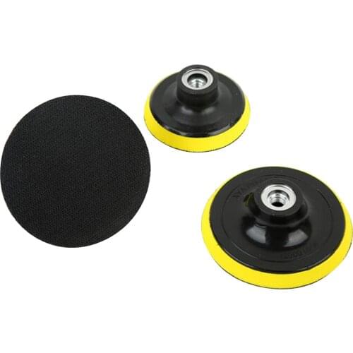 M14 Backing Pad Car Polisher Bonnet Dia 3' 4' 5' 6' 7' inch Angle Grinder Wheel Sander Paper Disc Auto Polishing Machine Tool
