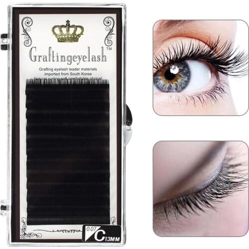 Planting Eyelashes Protein Silk Slender Single Planted Waterproof Close-lined And Straight-line Boxed Fake Lashes