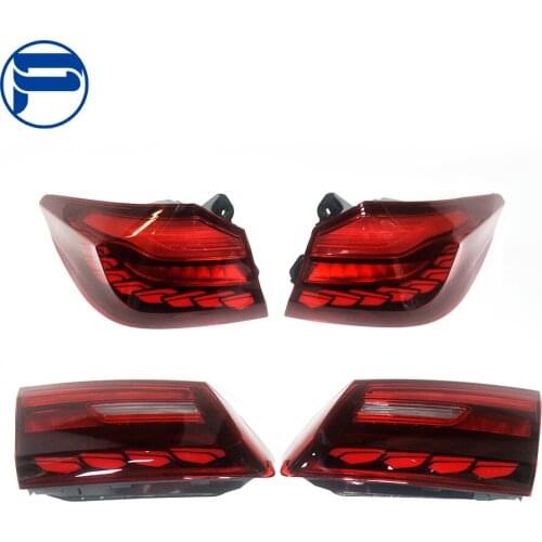 Durable auto parts car taillights for G38 Dragon print