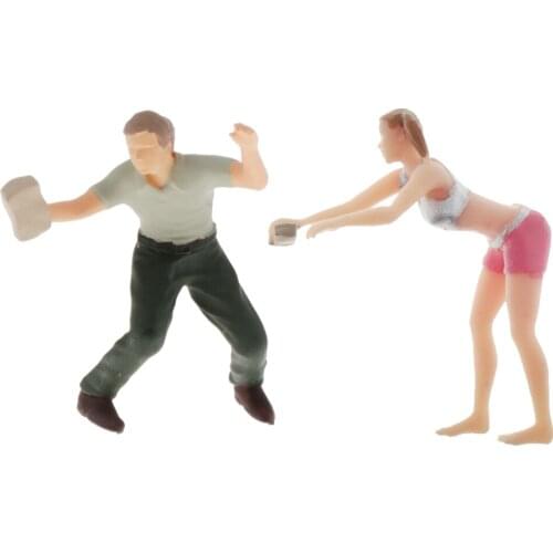 RaceMedal 1:64 Diorama Car Wash Doll Character Outdoor For Siku