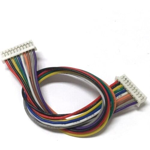 Pitch 1.25mm 10P 10bit wiring harness 15cm connecting terminal cable wire rowing patch cords 100pcs
