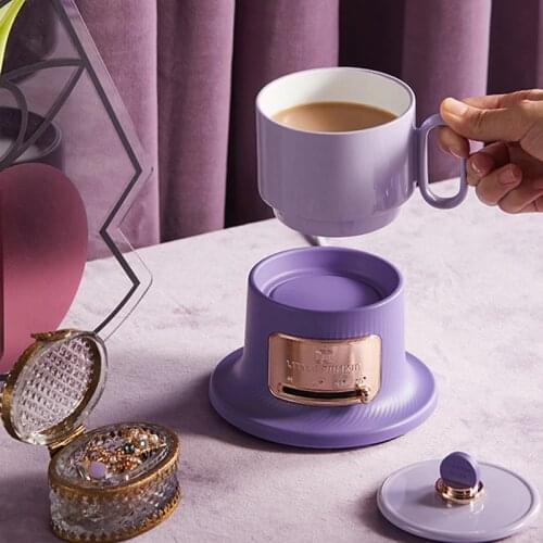 25W Cup Heater Cup Warmer Mug Heating Coaster Thermostatic Heating Pad Electric Beverage Warmer Plate for Coffee Milk Tea 220V