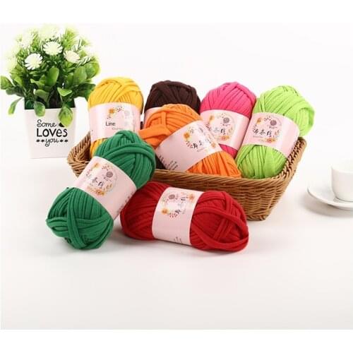 Diy Woven Wool Knitting Crochet Tools Cloth Line Yarn Hook Bag Hand Knitted Cushion Yarn Carpet