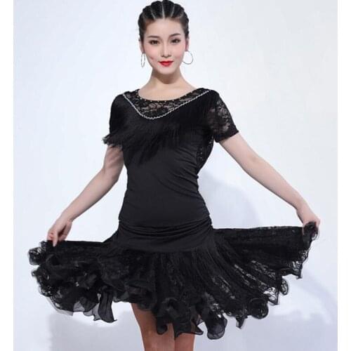H2641 Latin Dance Top Clothing Female Adult Spring New Style Tassel Practice Costumes Lady Dance Competition Professional Skirt
