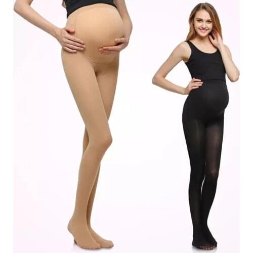 Spring And Autumn Pregnant Women Leggings Thick Section 120D Velvet Wild Socks