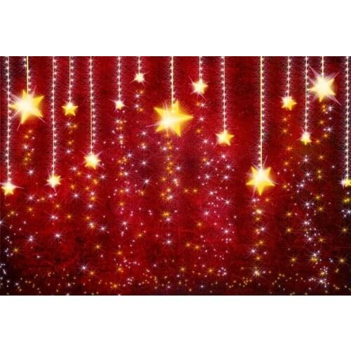 Golden star baby shower photo background vinyl New year photography backdrop for valenting photo Studio props photophone lv-2379