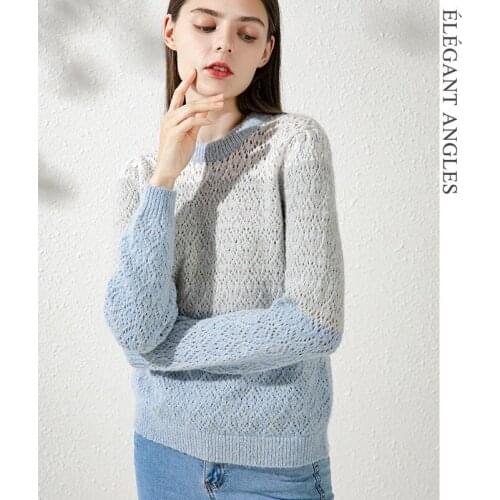2020 Autumn Winter Womens Sweater Wool Plush Blend Skin-Friendly Lazy Inside Wear European Station Womens Celebrity Inspired