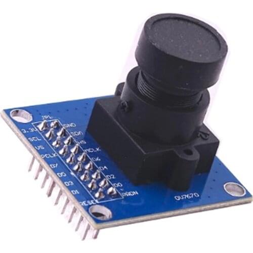 50pcs OV7670 camera module Supports VGA CIF auto exposure control display active size 640X480