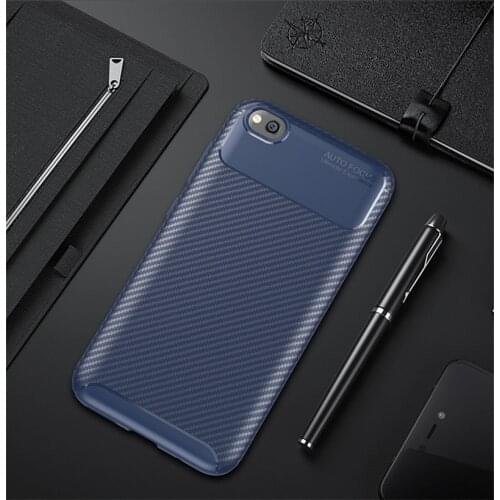 Xiaomi Redmi Go RedmiGo Case Carbon Fiber Colored Soft Silicone TPU Skin Back Cover Case for Redmi Go 5.0 inch Shockproof Cover